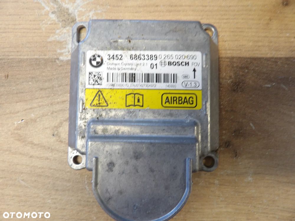 BMW - F20 - MODUŁ , STEROWNIK PODUSZEK POWIETRZNYCH - AIRBAG - 6863389 - 1