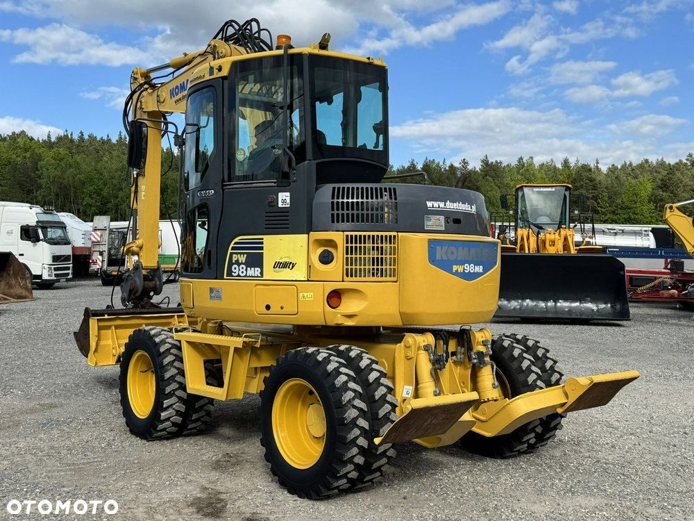 Komatsu PW 98 MR 8 Pług + Podpory 10ton Szybkozłącze - 20