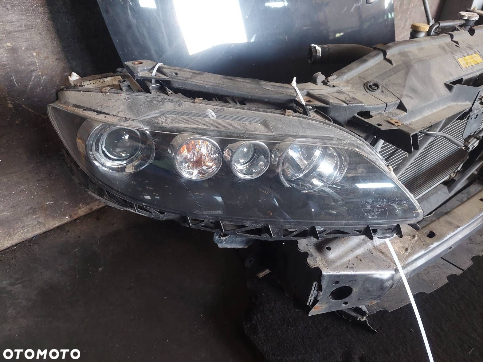 KOMPLETNY PRZÓD MASKA ZDERZAK BŁOTNIKI LAMPY MAZDA 6 I LIFT GG GY 16W - 12