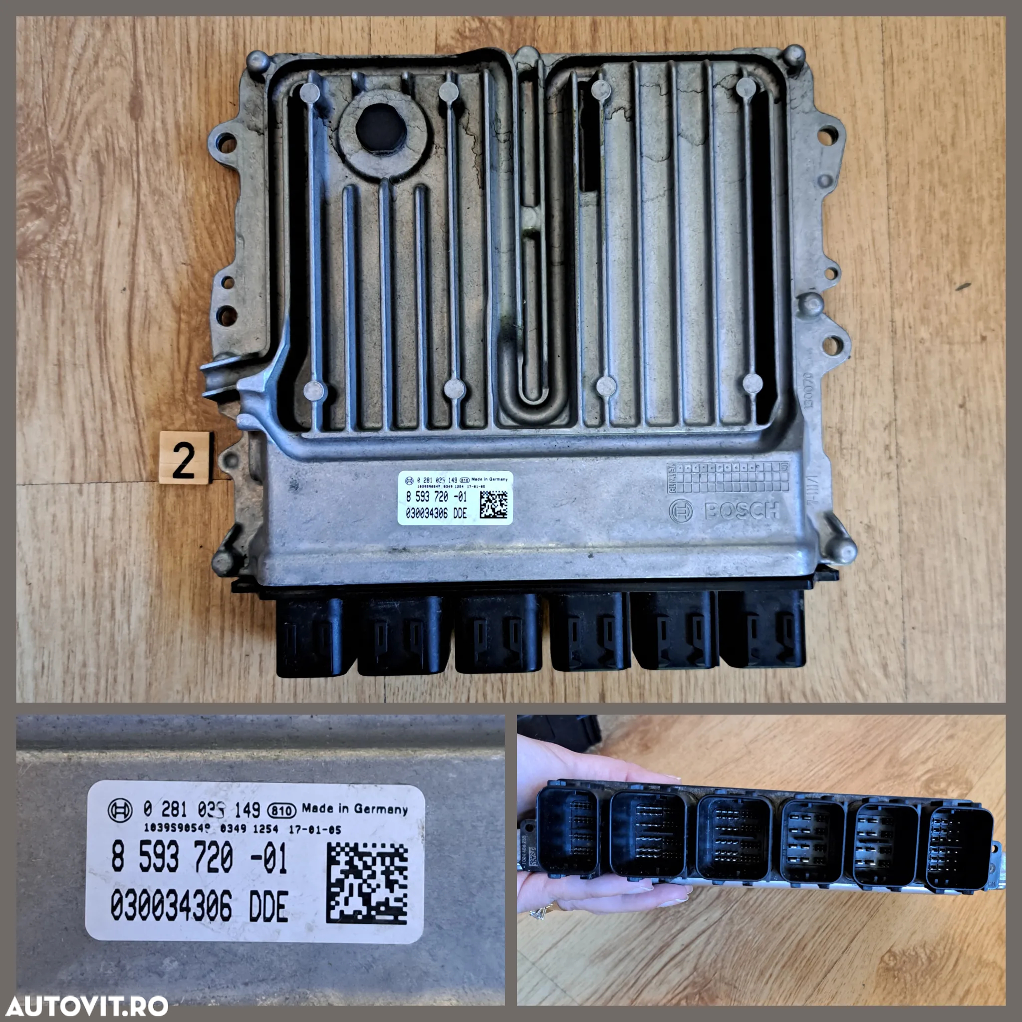 Modul unitate BCM calculator motor bloc lumini modul incalzire scaune switch baterie G30 G31 G32 G11 G12 - 3