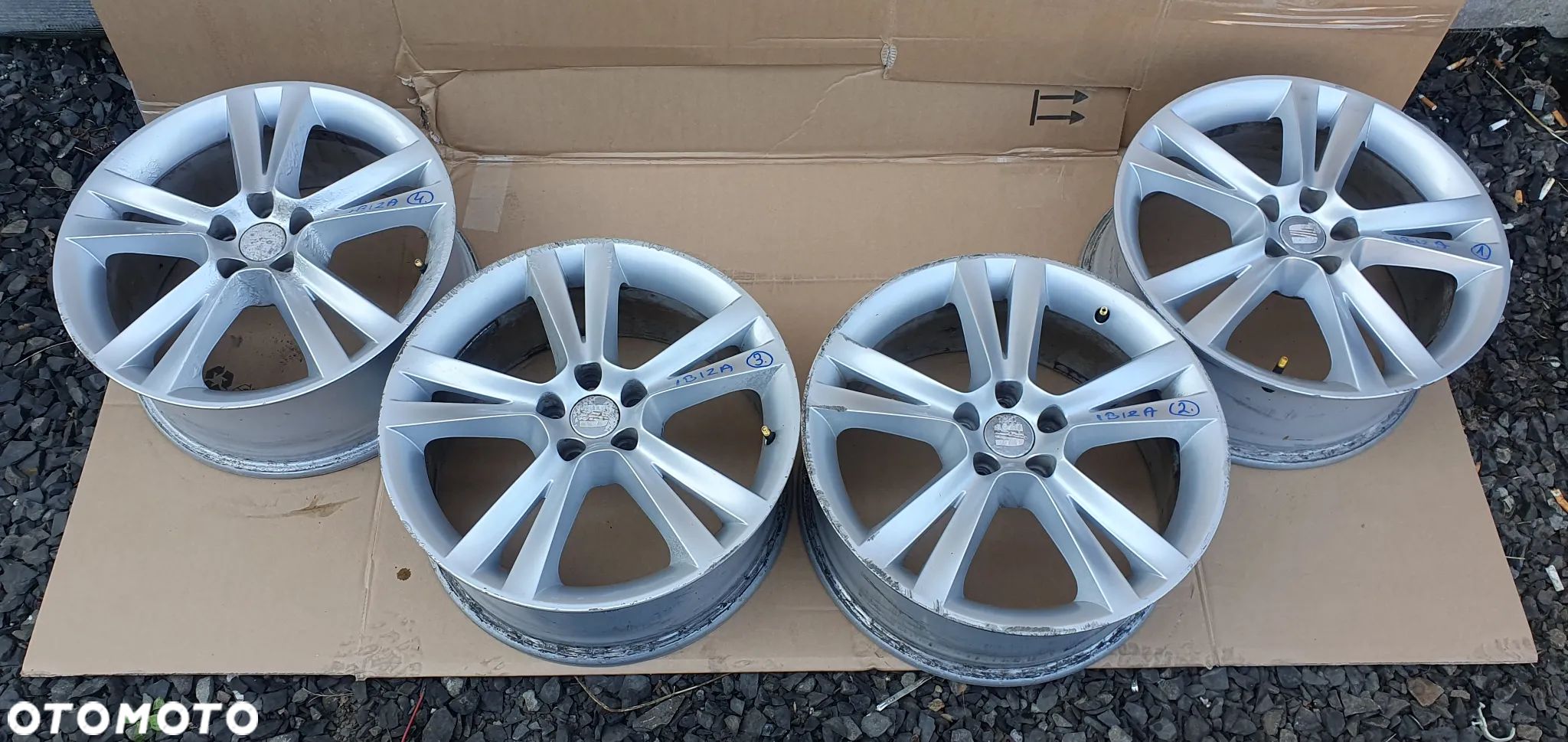 Alufelgi felgi aluminiowe ET43 7J R17 Seat Ibiza IV 6J 6J0611025C - 1