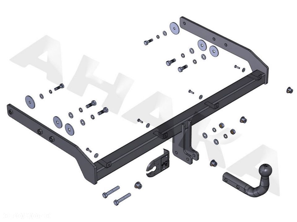 Hak Holowniczy Odkręcany Do Ford Galaxy 2000-2006 - 3