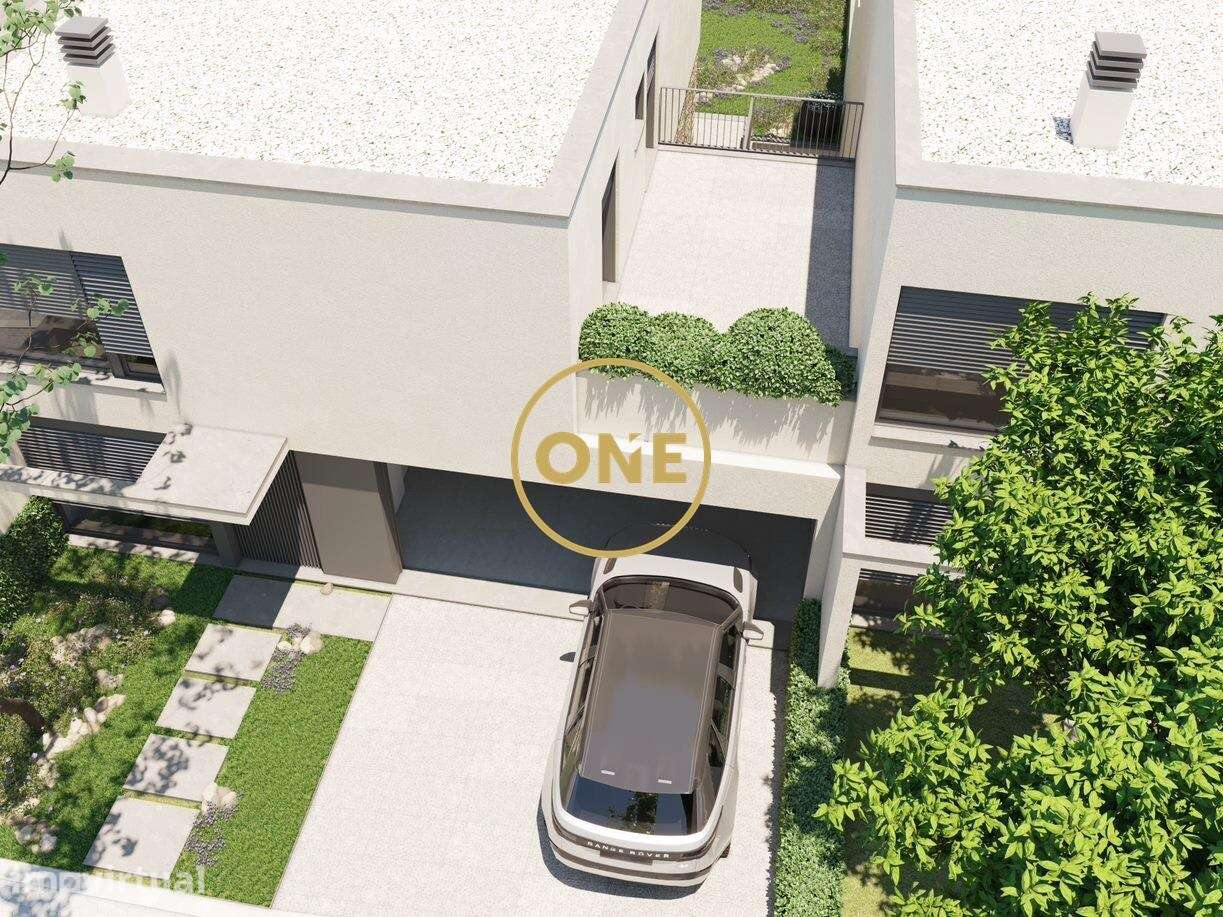 Moradia nova, 2 pisos, 3 Suites, arquitetura moderna, Palmeira (Braga) - Grande imagem: 5/10