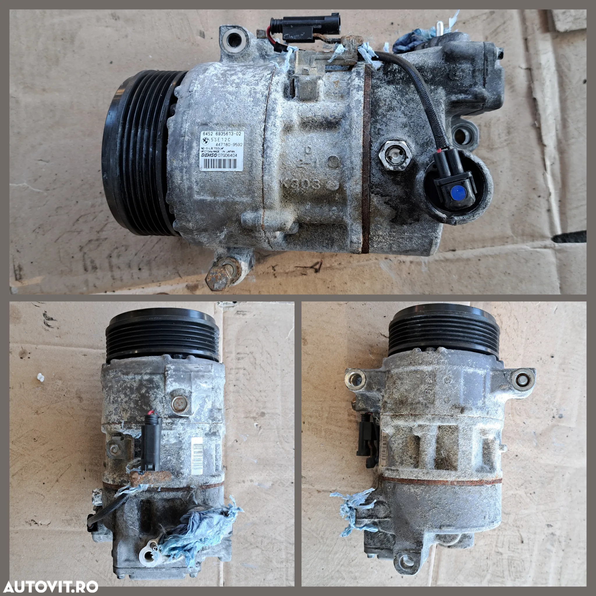 Motor M47 Compresor clima ac si conducta BMW E87 E90 E91 - 2