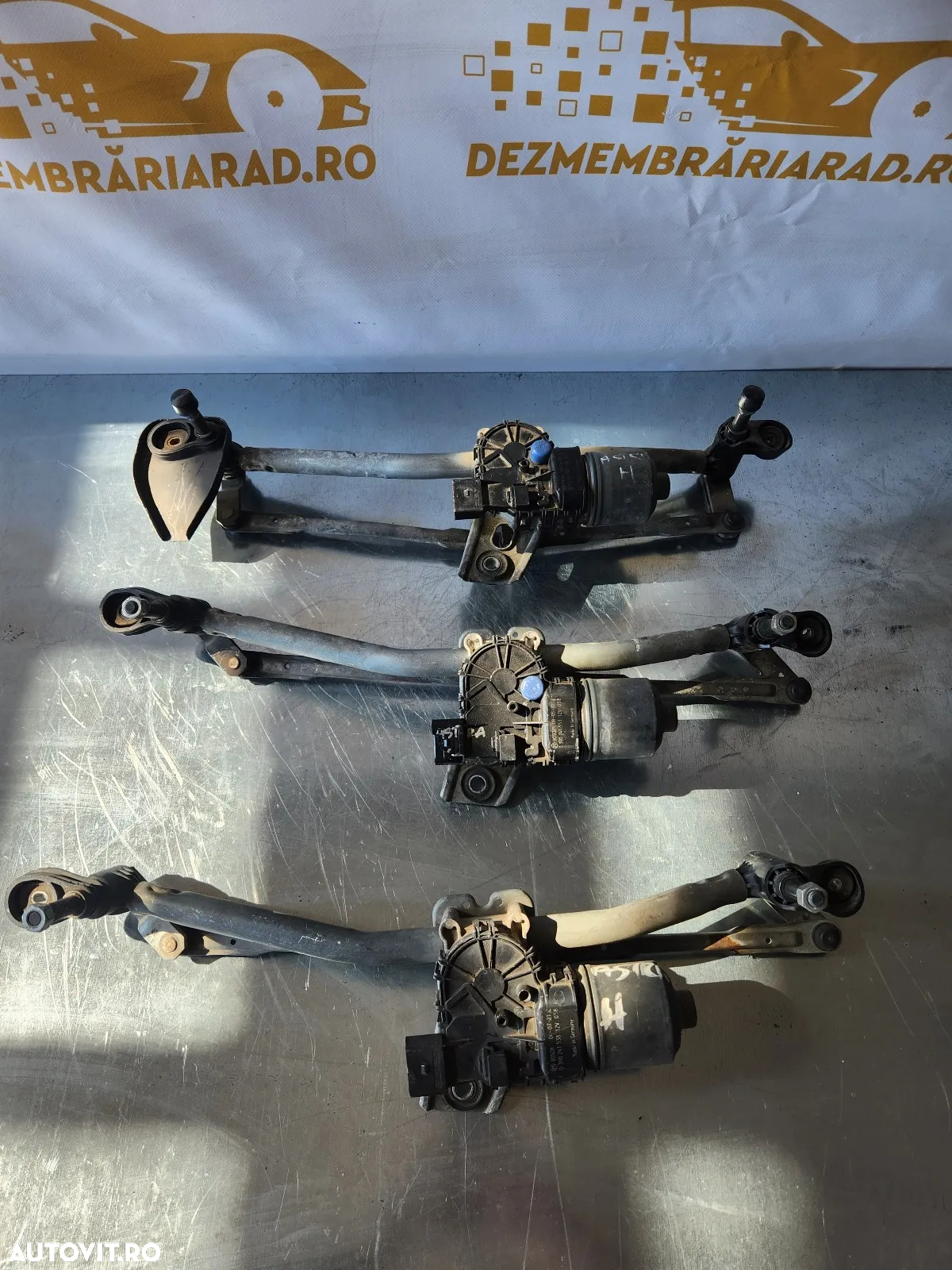Ansamblu Motoras Stergatoare Opel Astra H Volan Stanga Europa - Dezmembrari Arad - 6