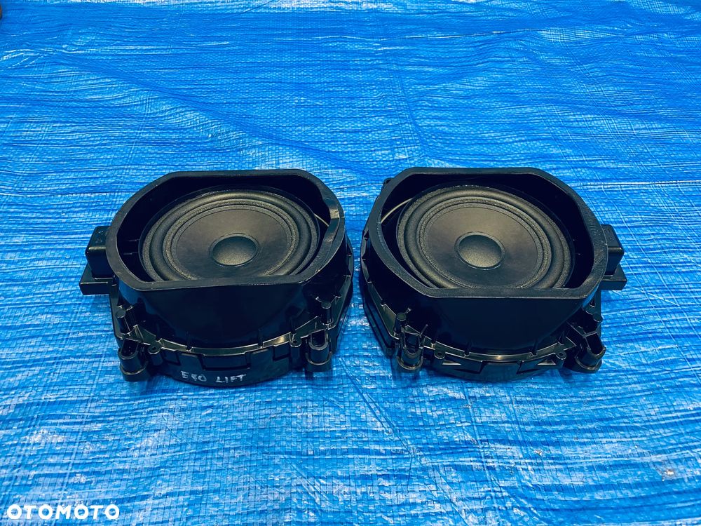 KOMPLET GŁOŚNIKÓW GŁOŚNIK NISKOTONOWY GŁOŚNIKI NAGŁOŚNIENIE SUBWOOFER LEWY PRAWY BMW X5 E70 X6 E71 LIFT LCI ; 9218694 ORYGINAŁ - 2