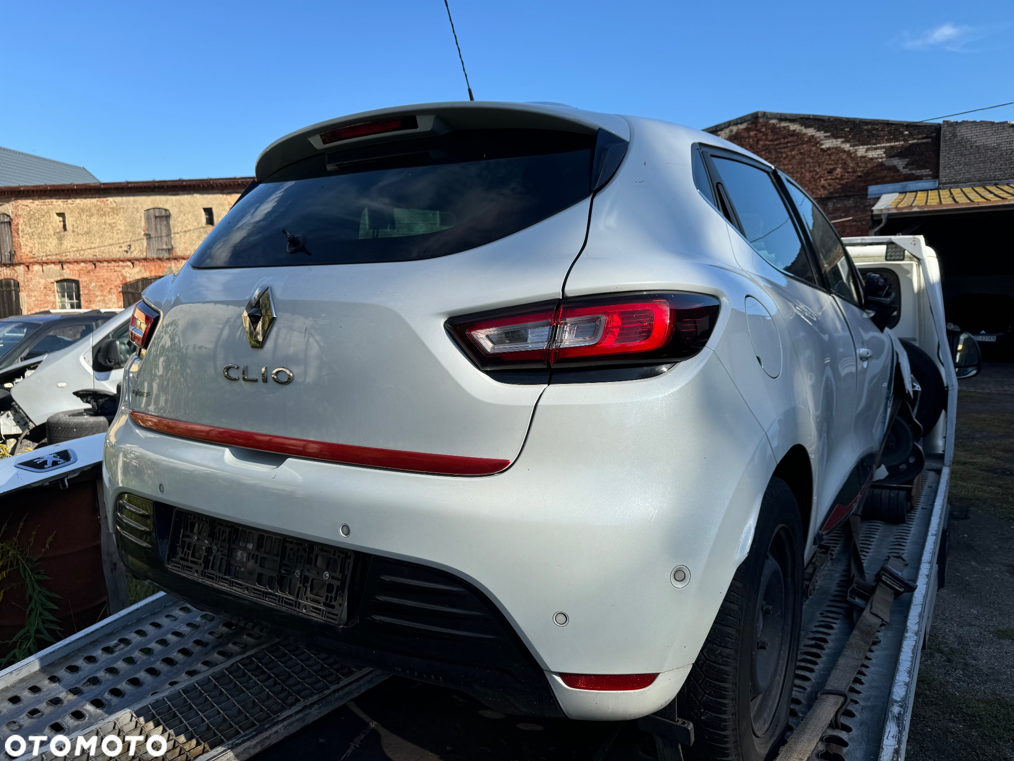 RENAULT CLIO IV LIFT LAMPA TYŁ LED ZDERZAK KLAPA TYLNY PAS KOLOR TEQNC - 2