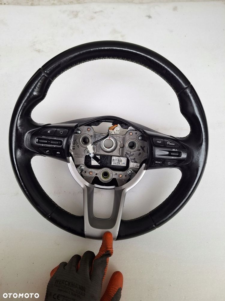 kia picanto iii kierownica skóra multifunkcja - 1