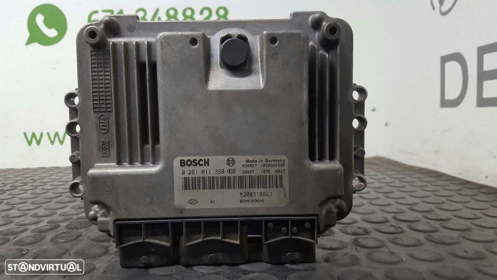 CENTRALINA DO MOTOR UCE RENAULT MEGANE II CLASSIC BERLINA CONFORT AUTHENTIQUE - 4