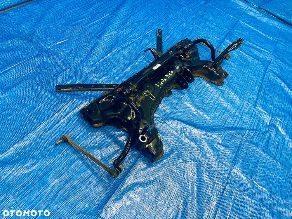 KOŁYSKA ZAWIESZENIA PRZEDNIEGO SANKI PRZEDNIE ŁAWA PRZÓD WÓZEK TRAWERS  FORD FIESTA MK7 VII LIFT 1.25BENZYNA 16R ORYGINAŁ - 3