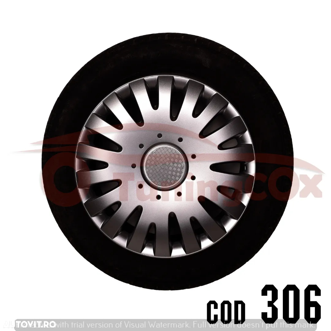 Capace roti OPEL,VOLKSWAGEN,FIAT,AUDI,CHEVROLET,CITROEN,FORD,BMW,HYUNDAI,KIA,SUBARU,MERCEDES-BENZ,MAZDA,MITHUBISHI,SEAT,TOYOTA,PEUGEOT,VOLVO,RENAULT,NISSAN,SKODA,DACIA,ALFA ROMEO,SUZUKI,DAEWOO la set de 4 buc ,Capace janata aliaj - 5