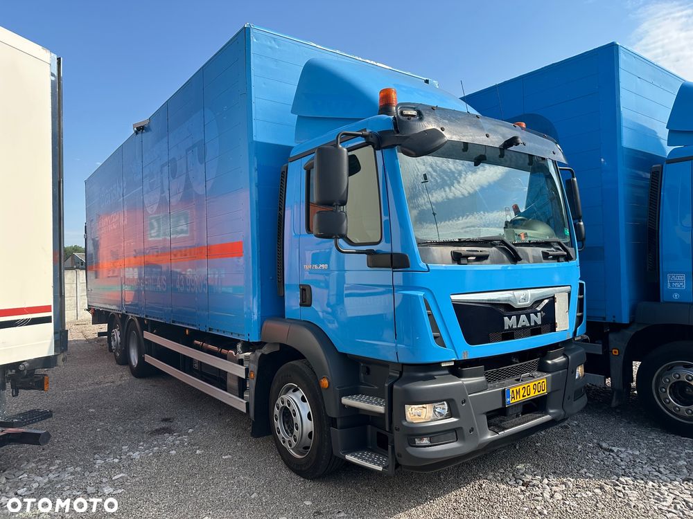 MAN TGM 26.290  KONTENER 33 PALETY  ORG. 275 TYS KM -dl 8.50m - 8