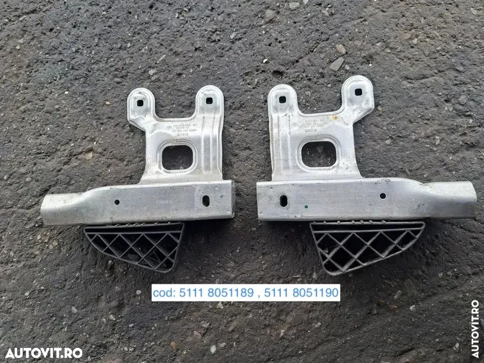 Ornament ornamente trim trimuri pasaj aripa bandou dreapta fara spate suport centrala bara spate suport intercooler suporti inferiori tragar trager bmw X1 X6 Seria 1 2 3 4 5 6 7 - 7