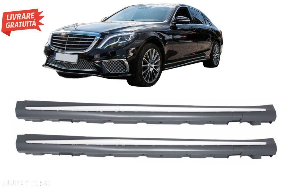 Praguri Laterale Mercedes S-Class W222 (2013-2020) S65 Design- livrare gratuita - 6