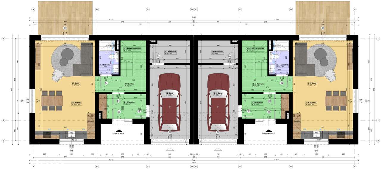NOWY DOM 145m² • Kameralne osiedle bliźniaków • Ruda Śl. Bielszowice - Pełny obrazek: 3/5