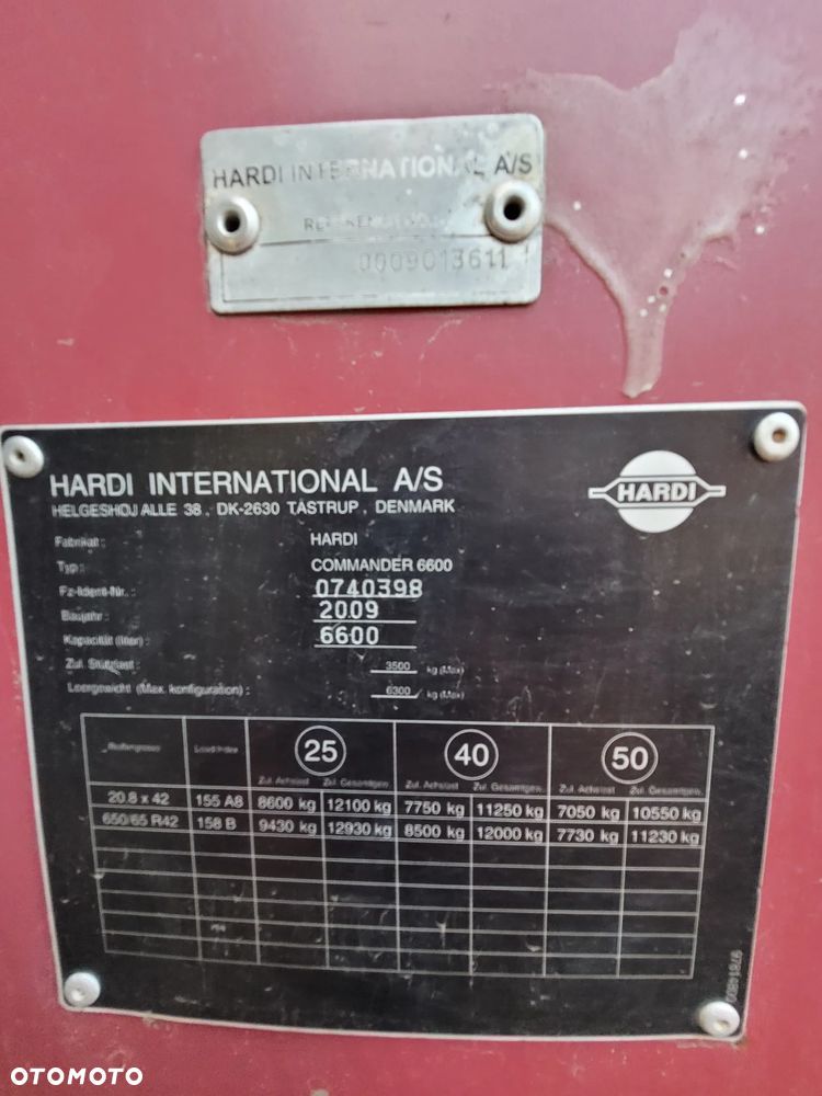 Hardi COMMANDER 6600 - 8