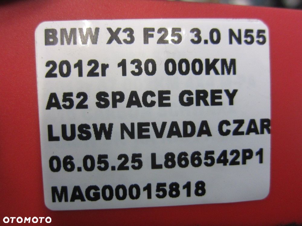 BMW X3 F25 2010-2017 WIĄZKA PRZEWODÓW EPS WENTYLATORA 9243628 61129311281 - 16