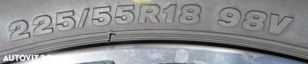 Jante aliaj Subaru Forester R18 ENKEI J18X7J 48 cu cauciuc - 5