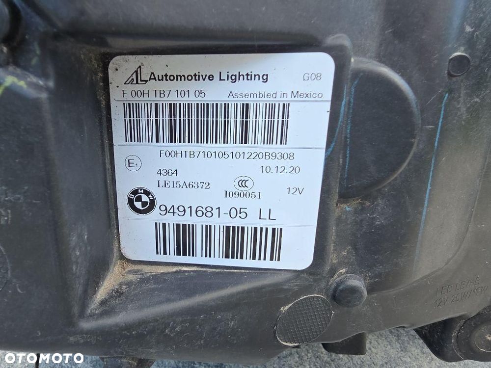 BMW IX3 IX4 G08 Lampy przód Full Led Adaptive 9491681-05 9491682-06 - 15