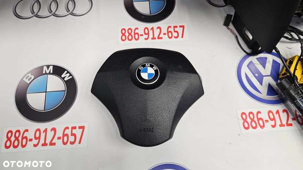 BMW 5 E60 E61 LIFT LCI Start Stop Kokpit Konsola Deska Poduszki powietrzne Airbag Napinacze - 2