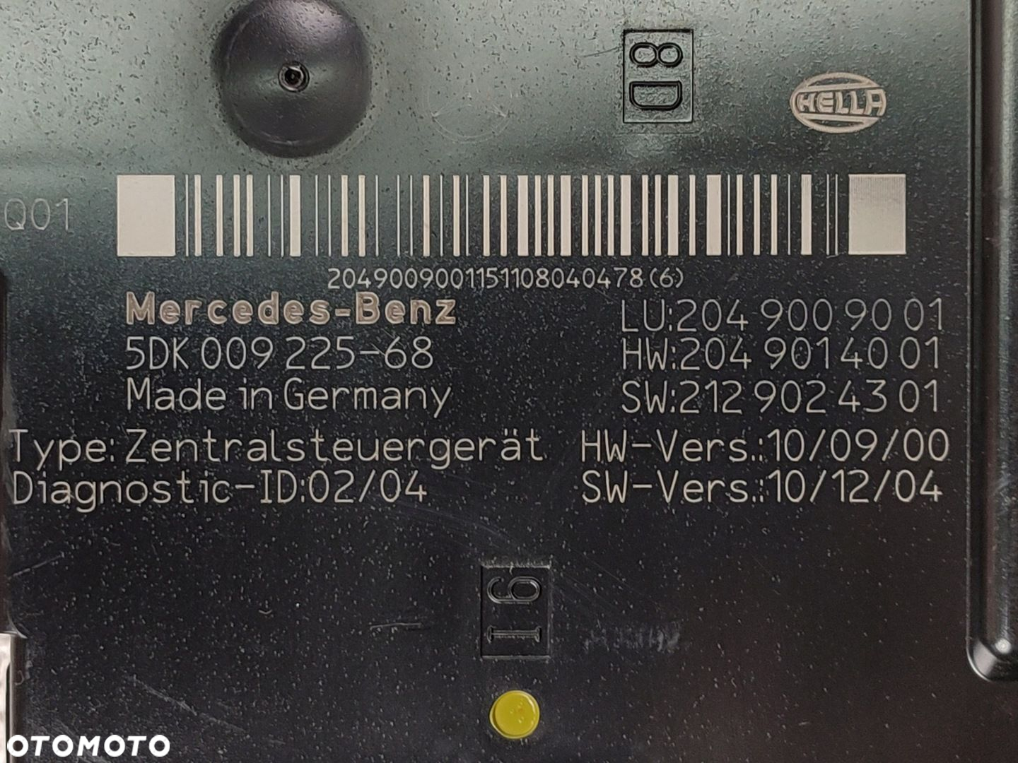 Moduł Sterownik Sam Skrzynka Bezpieczników Mercedes W204 W212 GLK Oryg EU - 3