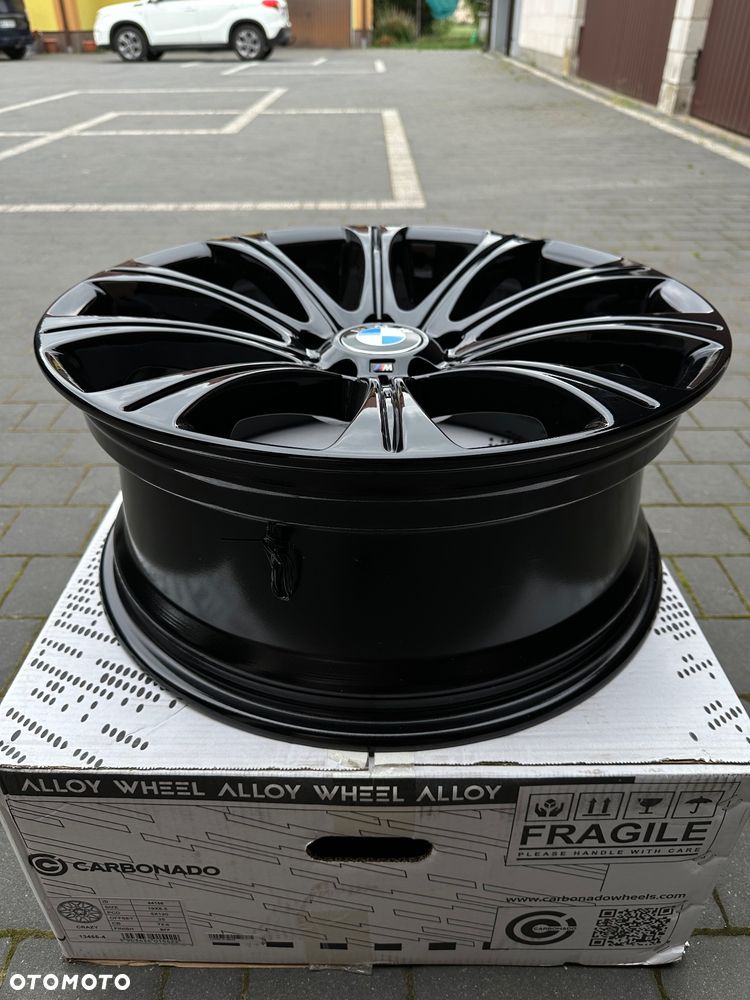 Felgi 5x120 do BMW zamiennik Styling 166 czarny połysk 8.5j ET15 9.5j ET15 E46 E90 E60 E65 Z3 Z4 F10 F30 F32 M pakiet alufelgi Wklęsłe concave - 6