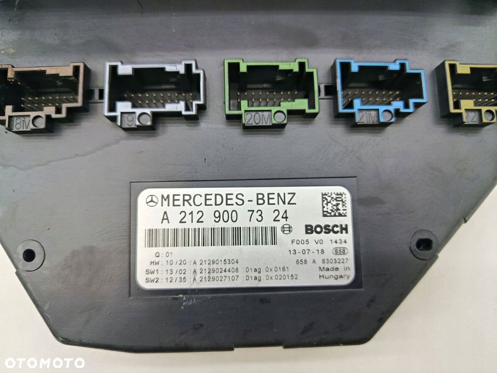 MERCEDES R171 MODUŁ SAM A2129007324 - 6