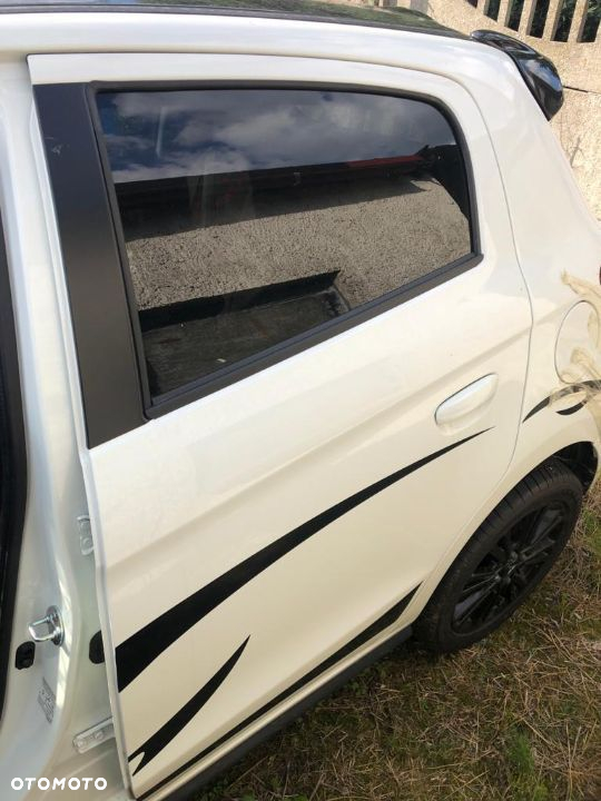 Drzwi lewe tył tylne Mitsubishi Space Star II białe X6W