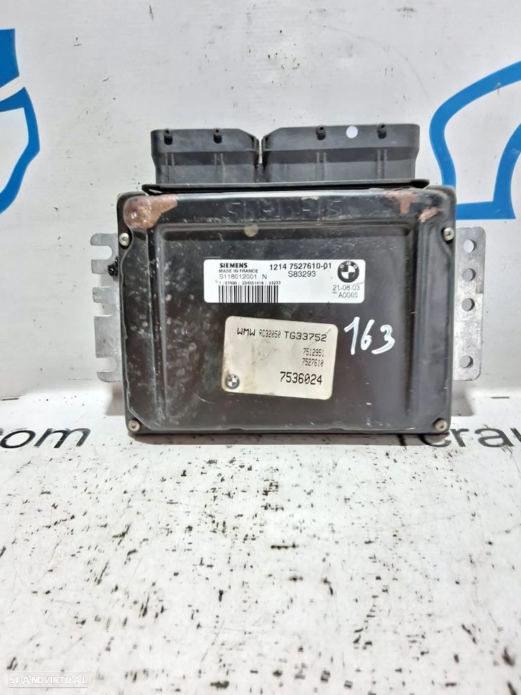 .Centralina Original Motor Siemens BMW Mini Cooper One W10B16 1.6i 120cv 7 536 024 / S118012001 - 1