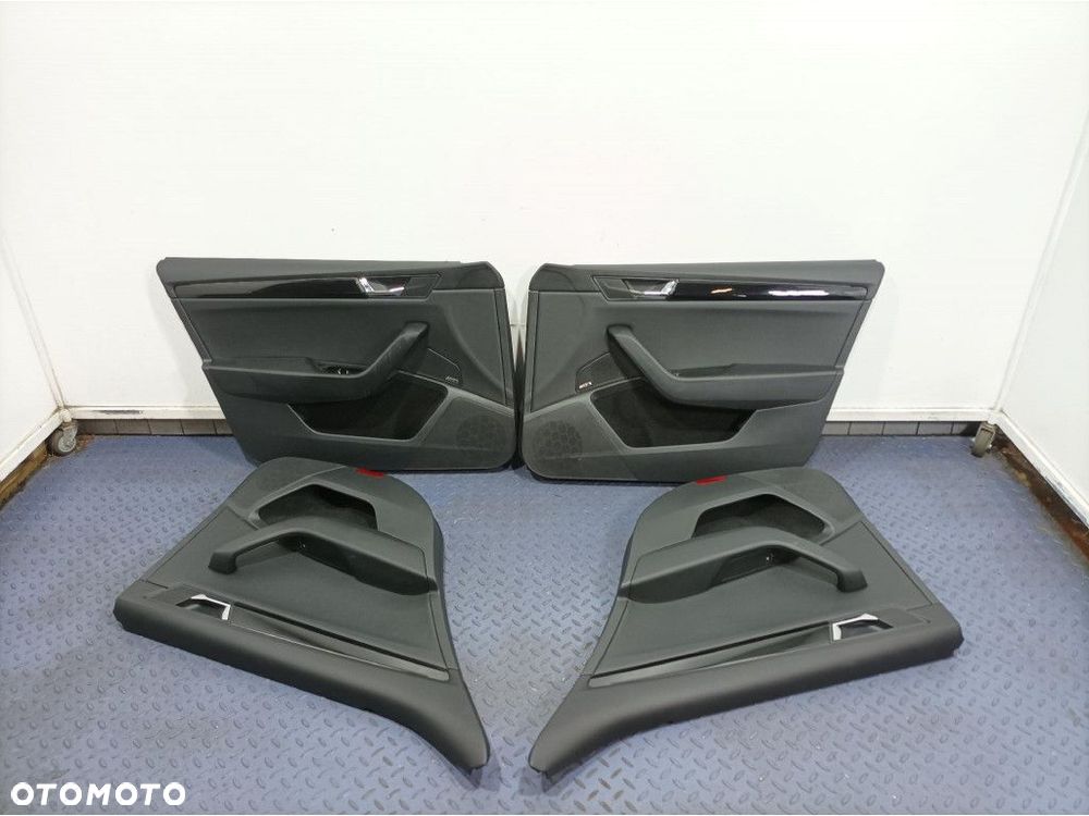 SKODA SUPERB III HB FOTELE SIEDZISKO OPARCIE TAPICERKI EU SKÓRA L&K KOMPLET - 11