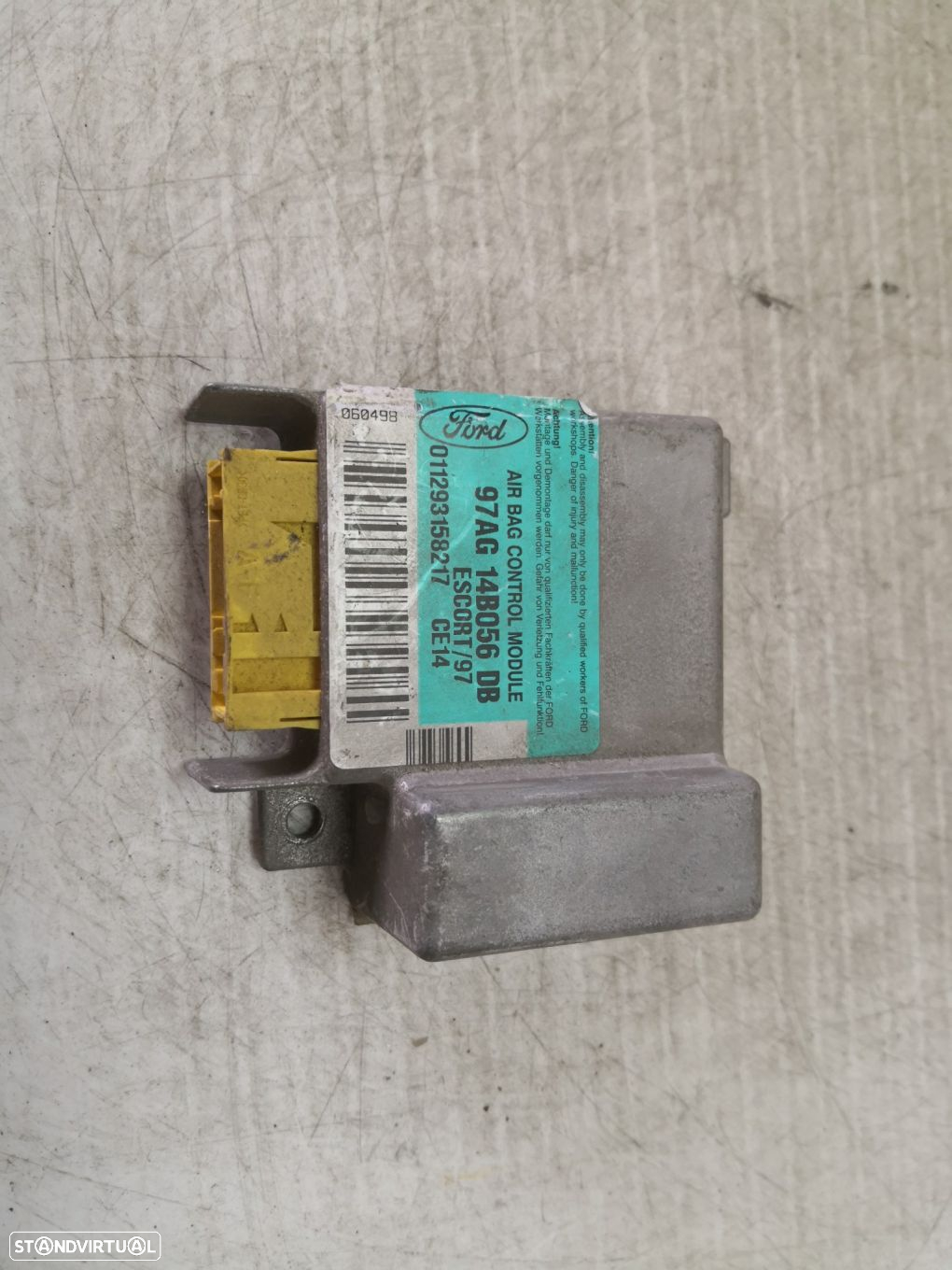 Centralina De Airbags Ford Escort Vi (Gal, Aal, Abl) - 2