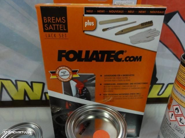 Tinta alta temperatura Foliatec de cor vermelho performance para bombas, pinças - 21