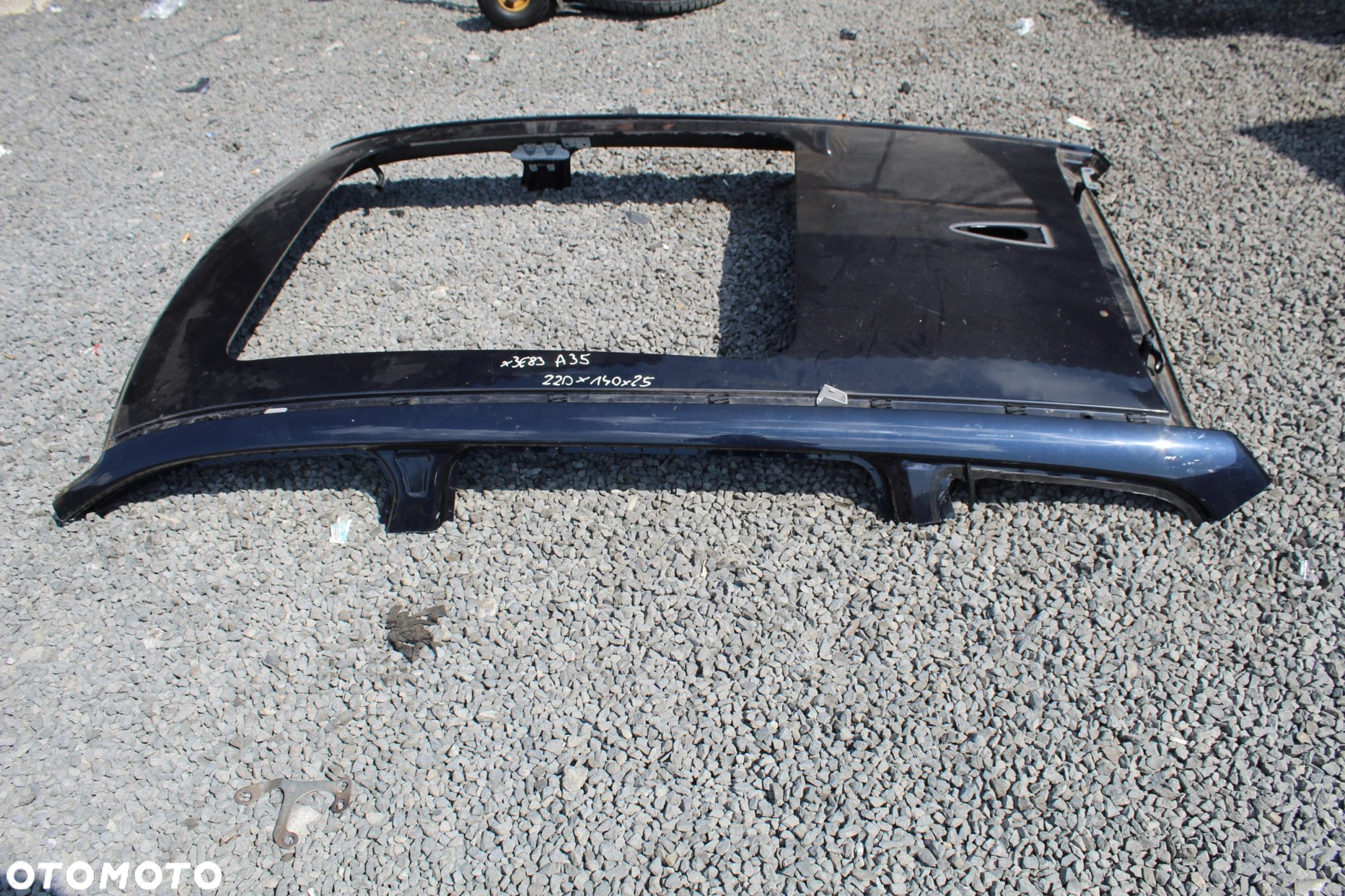 DACH POD PANORAMA BMW X3 E83 A35 MONACOBLAU - 3