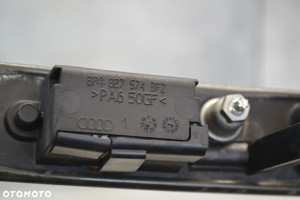 AUDI A3 8P A4 B6 B7 A6 C6 BLENDA KLAMKA KLAPY BAGAŻNIKA MIKROSTYK LAMPKI TABLICY REJESTRACYJNEJ - 5