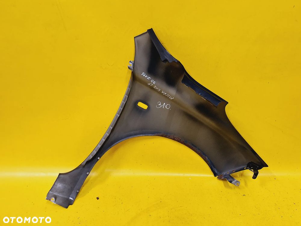 BŁOTNIK LEWY PRZÓD NISSAN MICRA K12 HB 3D LAK: Z11G NR310 - 7