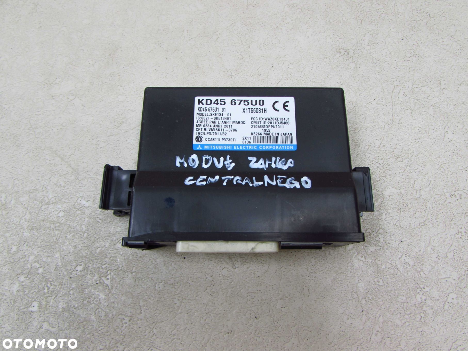 MAZDA CX-5 6 GJ 12-17 MODUL STEROWNIK ANTENY ZAMKA KEYLESS KD45675U0 - 1