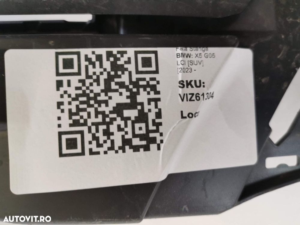 Suport Bara Fata Stanga BMW X5 G05 LCI [SUV] [2023 - 2024 2025 Origina - 8