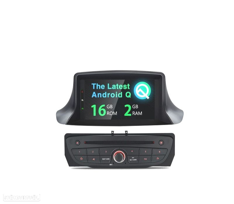AUTO RADIO GPS PARA RENAULT MEGANE III E FLUENCE COM ANDROID 10.0 CARPLAY - 2
