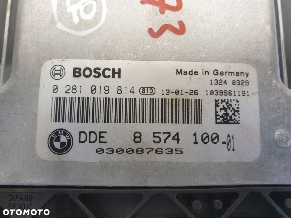 Bmw F10 F11 3.0 D STEROWNIK SILNIKA komputer - 10