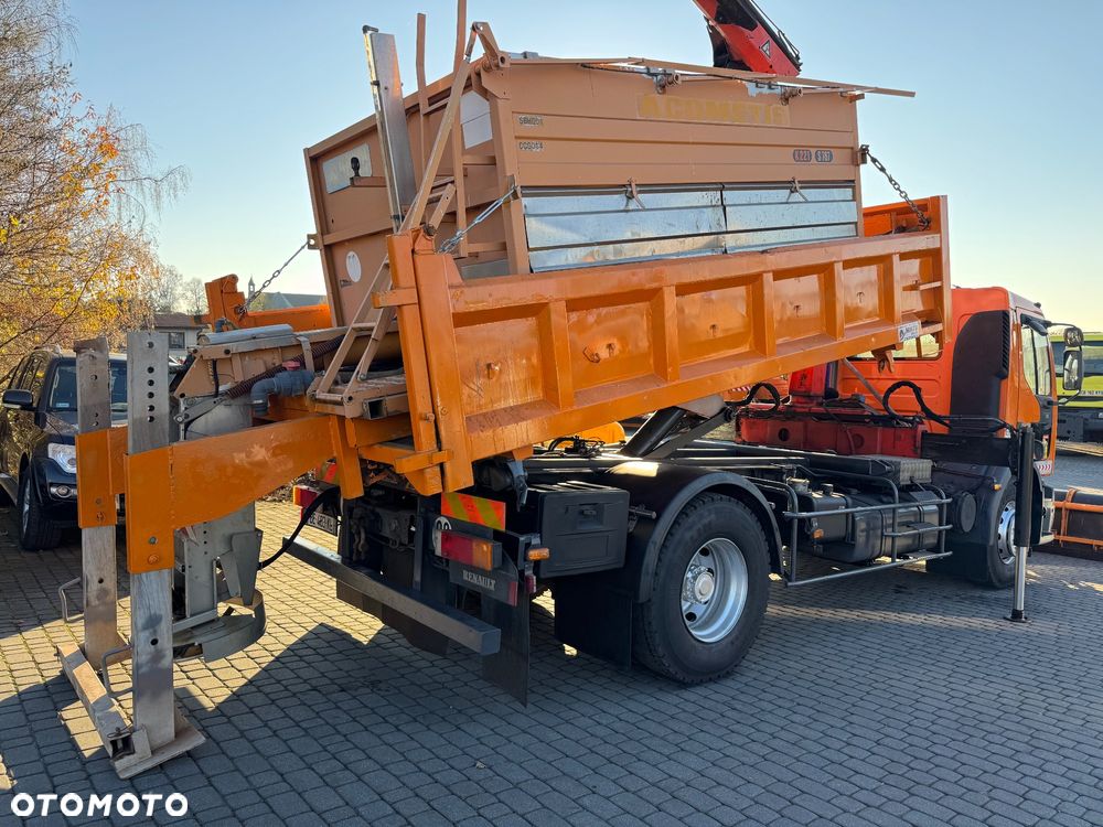 Renault Premium 260DCi Wywrotka 3 str HYDROBURTA HDS Palfinger Solarka Acometis SPECJALNY Pług Odśnieżny Czerpak Kompletny Zestaw - 8