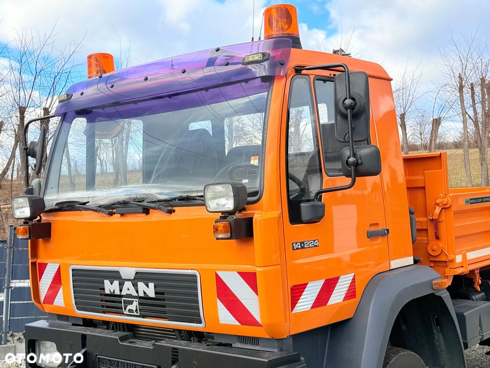 MAN * MAN 14-220 * Kiper Wywrotka Meiller * 4x4 * Zimowe Utrzymanie * Unimog * - 4