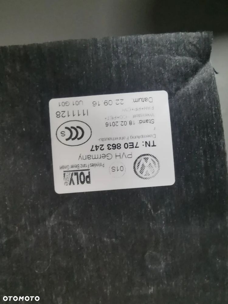 VW T6 Multivan boczek  drzwi 7E0867021QJTX - 3