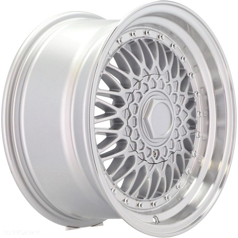 4x Felgi z Rantem 16 m.in. do BMW Seria 3 E36 E46 5 E39 E60 7 E23 E32 Styl BBS RS - BY479 (LU247) - 8