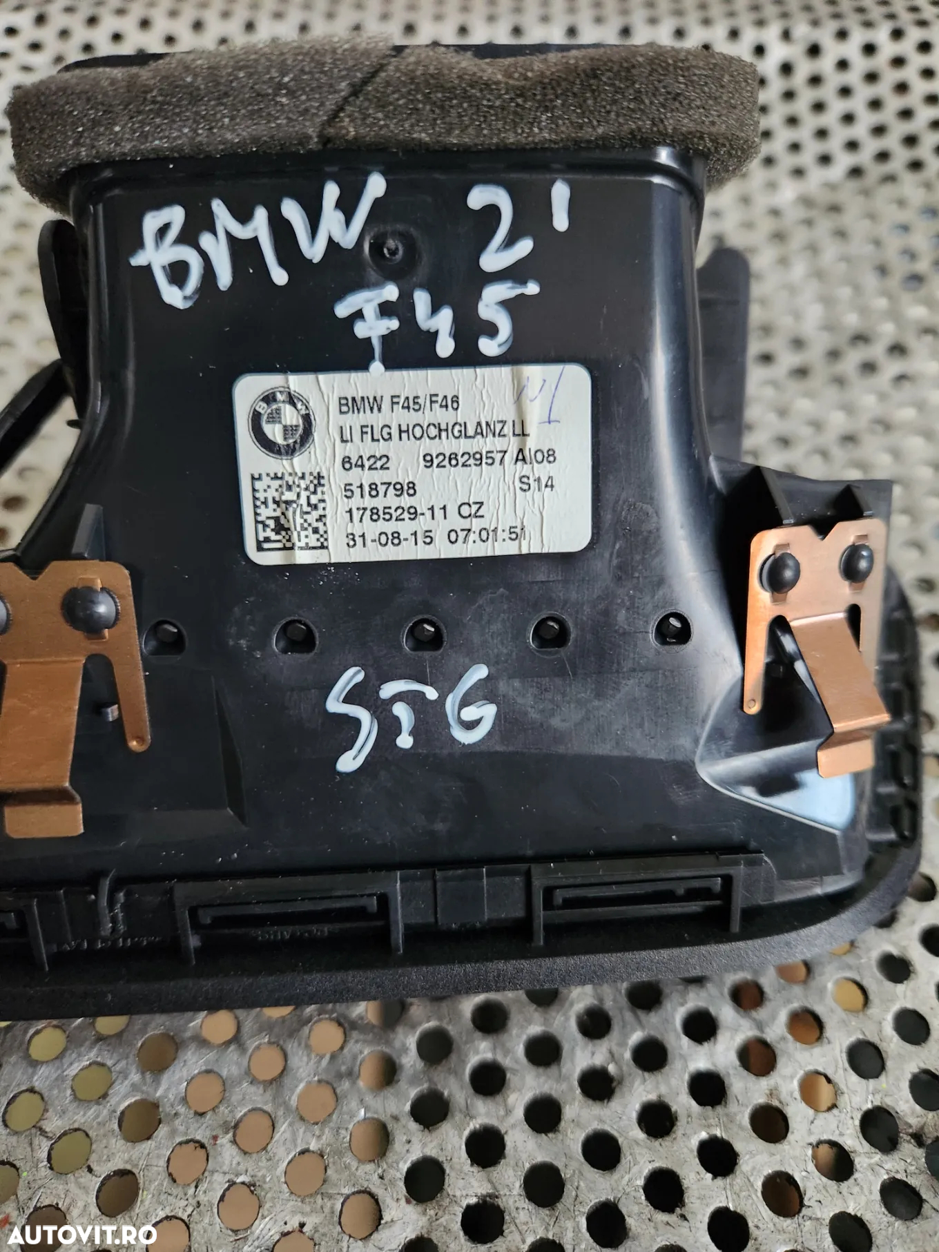 Grila Ventilatie Bord Stanga Bmw Seria 2 F45 F46 Volan Stanga Europa - 6