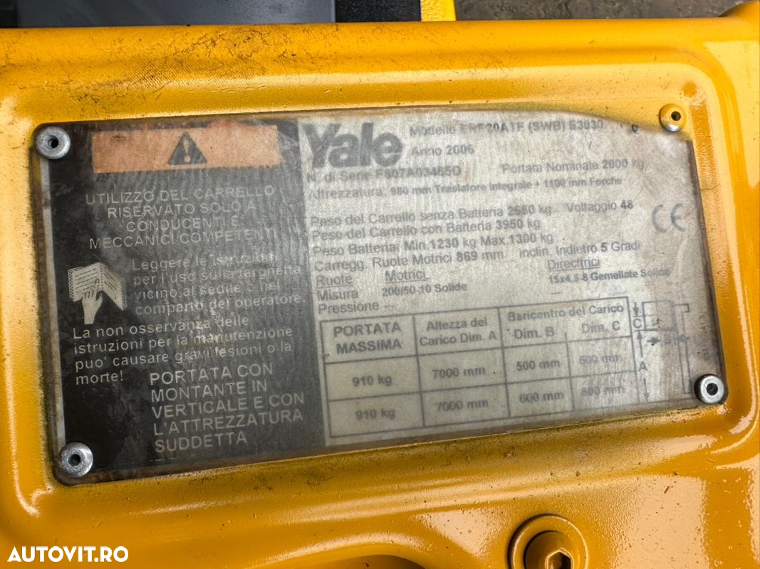 Yale ERP20ATF - 11