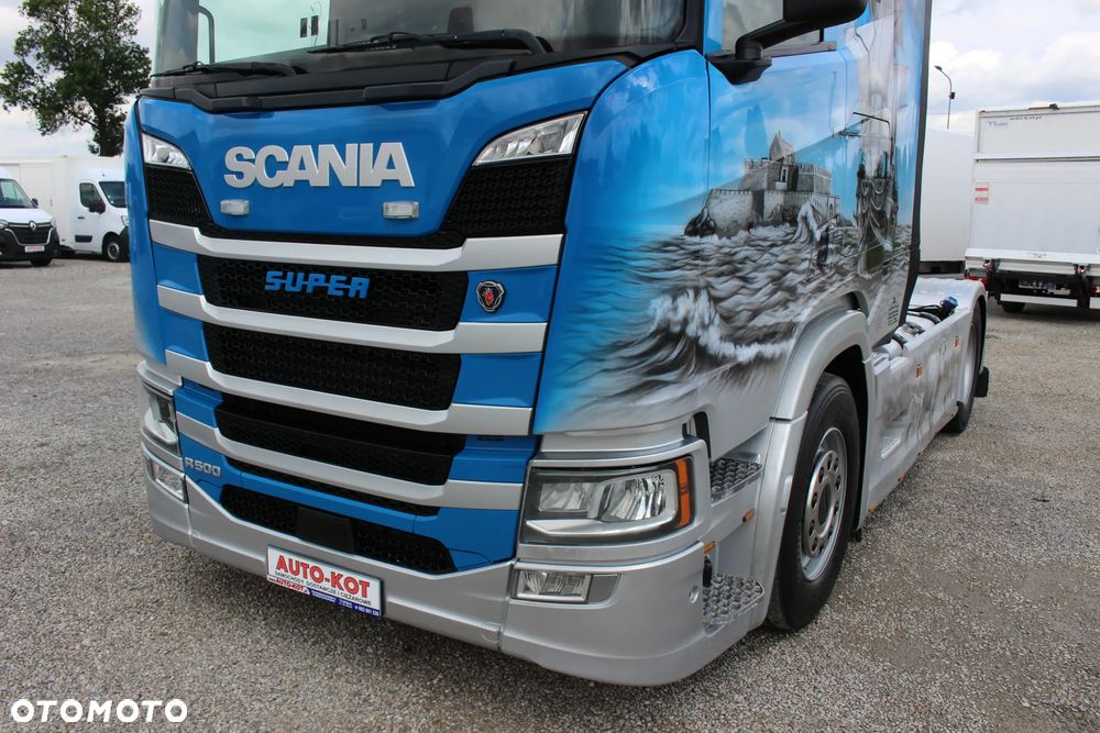 Scania R500 /AEROGRAF /LED /STANDARD/ PRZÓD + TYŁ PODUSZKI /RETARDER /**SERWIS**/ SUPER STAN/ - 7