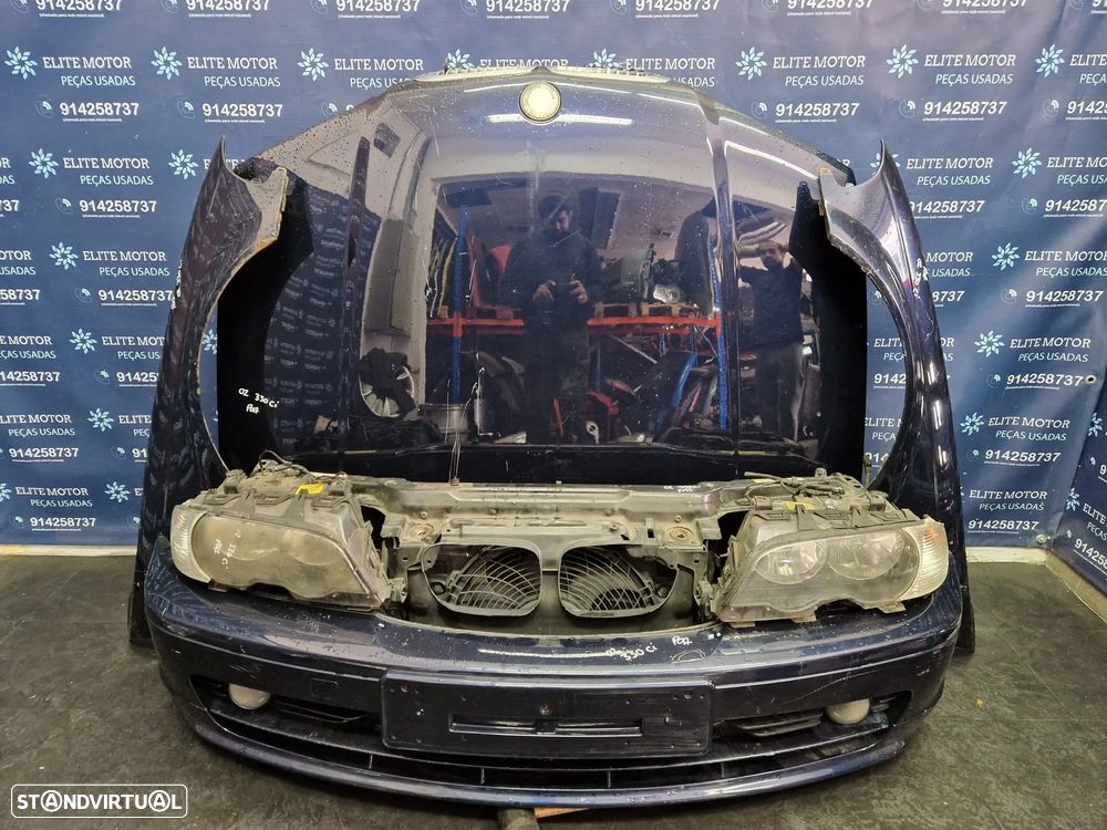 Frente completa usada BMW E46 COUPE 330ci capot parachoques guardalamas oticas radiador 325ci 318ci - 3