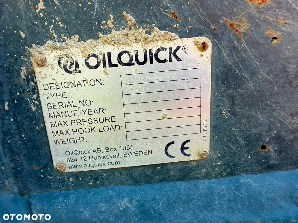 SZYBKOZŁĄCZE I ŁYŻKA  OilQUICK OQ70/55. - 2