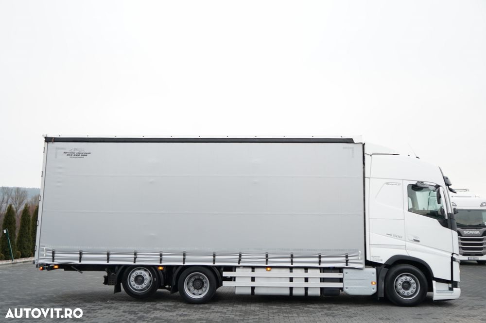 Volvo FH 500 / SOLOWKA / 6X2 / MEGA / PUNTE RIDICATĂ / TV - 6