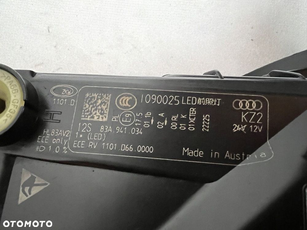 AUDI Q3 83A FULL LED LAMPA LEWA PRAWA REFLEKTOR LEWY PRAWY DEMONTAŻ - 13